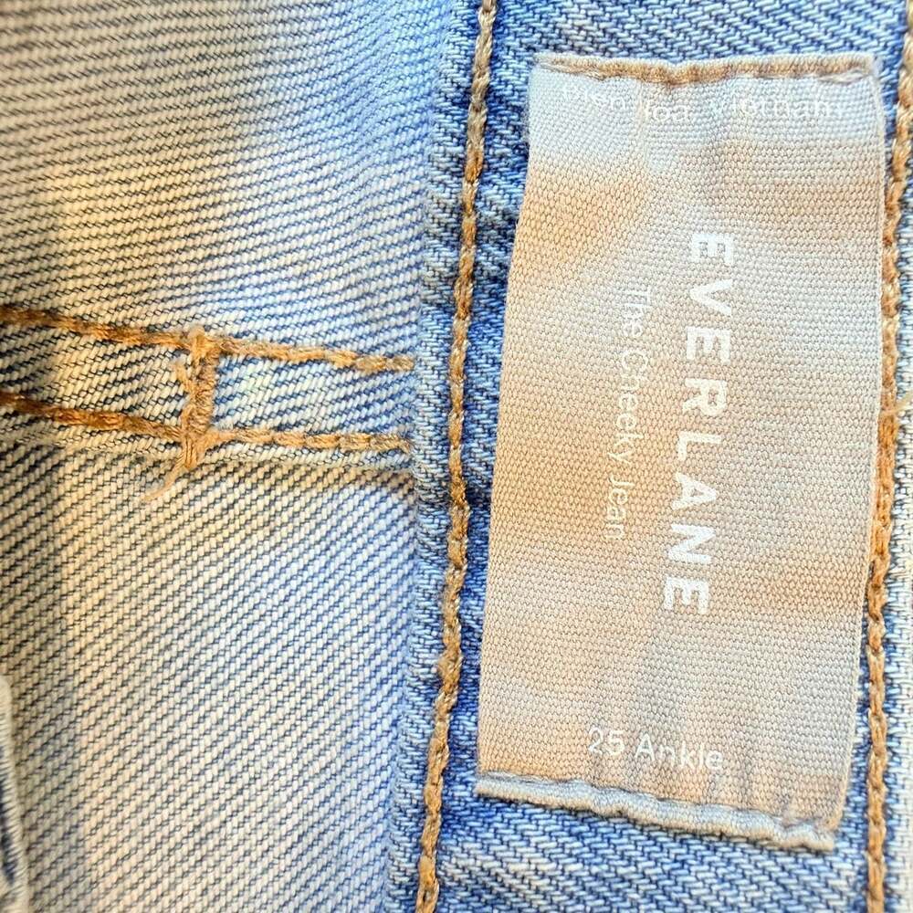 Everlane The Cheeky Jean Light Wash High-Rise Ankle Denim Size 25 - Picture 6 of 8